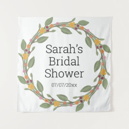 tapeçaria personalizada do chá de casamento