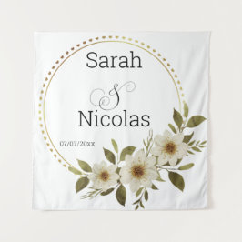 tapeçaria personalizada do chá de casamento