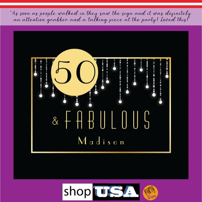 Tapeçaria Preta Divertida e Legal de Aniversário d ("Printing was clean and well done.")