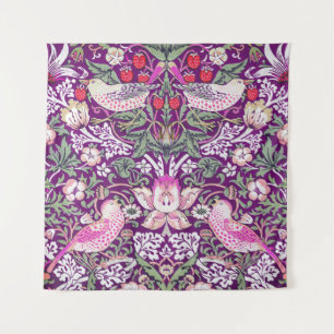 Tapeçaria Purple William Morris Strawberry Thief