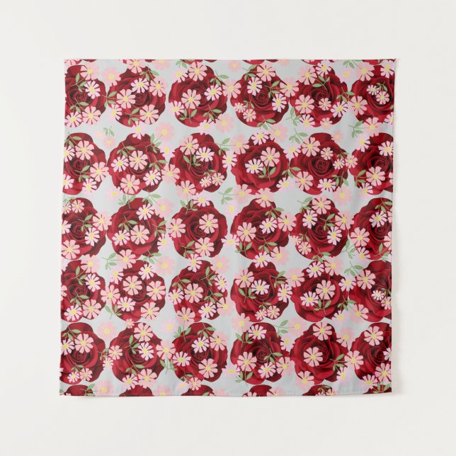 Tapeçaria Quadrada Vibrante (57" x 57") (Frente)