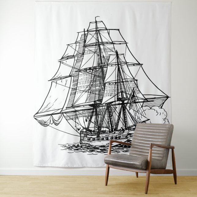 Tapeçaria Ship Ahoy (In Situ)