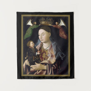 Tapeçaria siciliana da Renascença "Madona e Menino