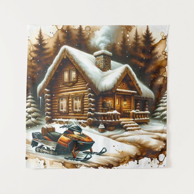 Tapeçaria Snowmobile (Frente)