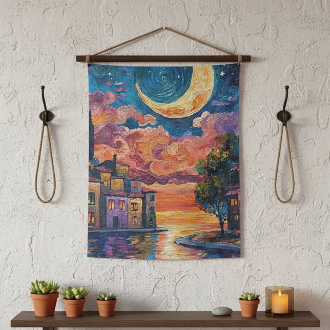 Tapeçaria Tecida Boho para Decoração de Casa Aconc (Criador carregado)