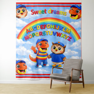Tapeçaria Wrexham hoot Um arco-íris sonhos doces,