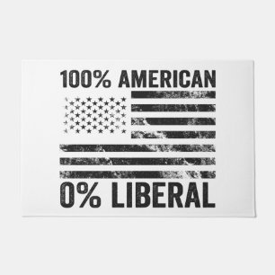 Tapete 100% americano 0% Liberal Republicano Bandeira Ame
