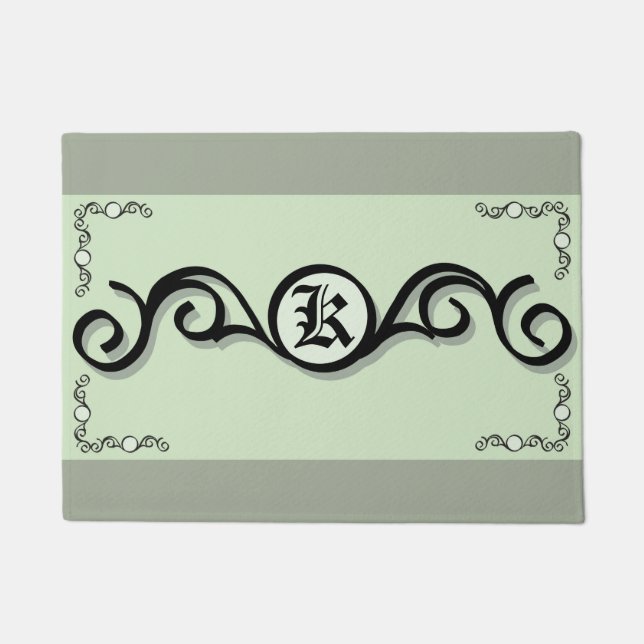 Tapete 18" x 24" INDÚSTRIA SIDERÚRGICA SCROLLWORK 1 da (Frente)