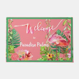 Tapete 2 Flamingo Paradise Beach House Doormat