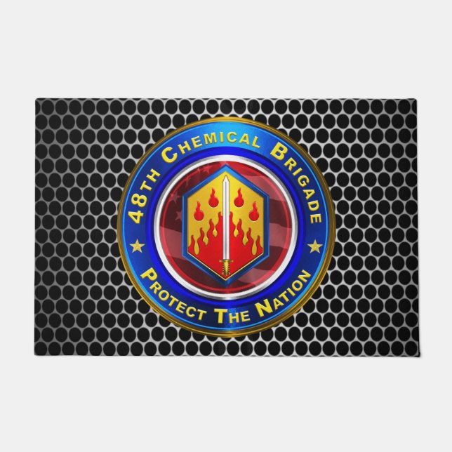 Tapete 48ª Brigada Química "Proven em Batalha" (Frente)