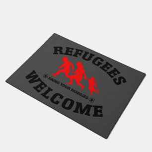 Tapete A boa vinda dos refugiados traz suas famílias
