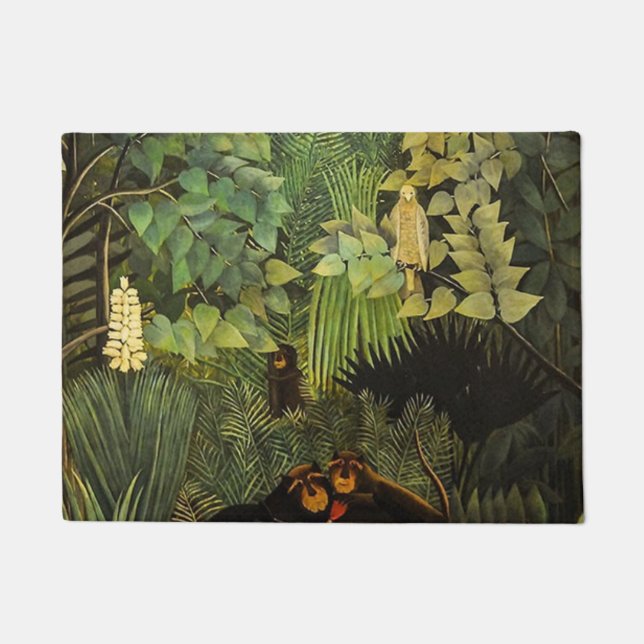 Tapete A Feliz Jesters De Henri Rousseau (Frente)