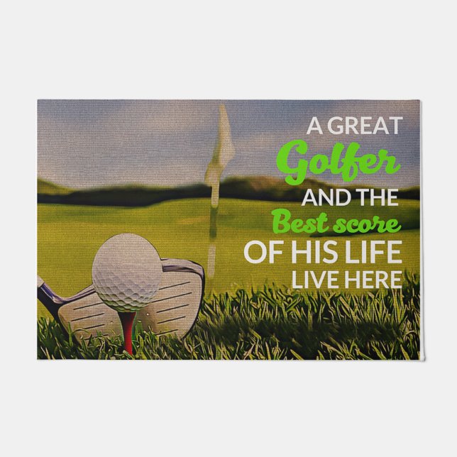 Tapete A Great Golfer Doormat, Golf Player (Frente)