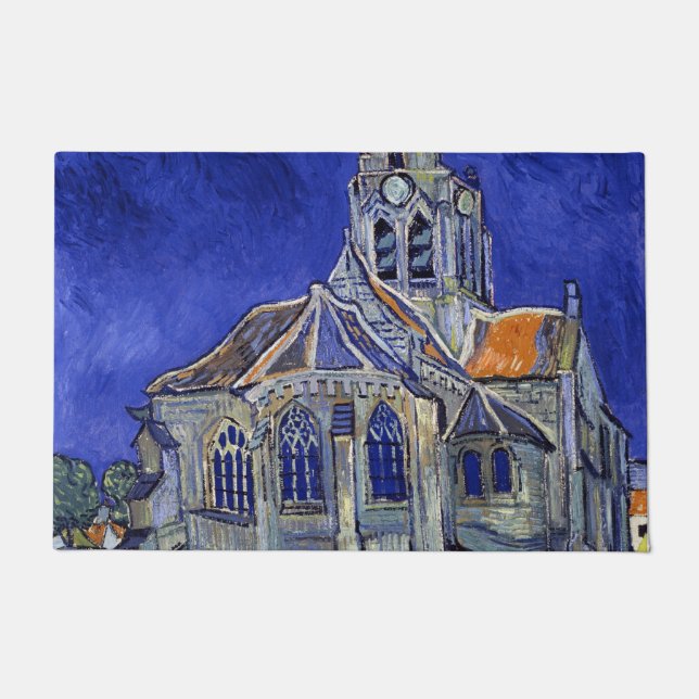 Tapete A Igreja em Auvers, Van Gogh (Frente)