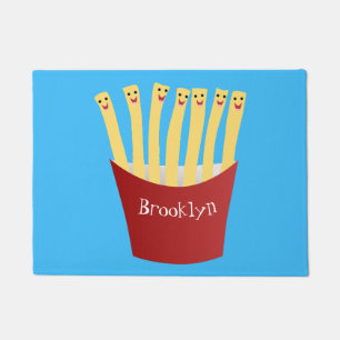 Tapete A ilustração de desenho animado de comida rápida d