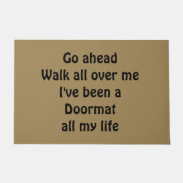 Tapete A lamentação de esteira de porta