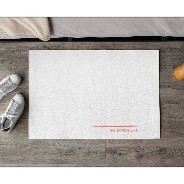 Tapete A linha inferior vermelha (Criador carregado)