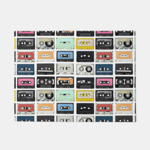 Tapete A mistura retro das gavetas do vintage grava o