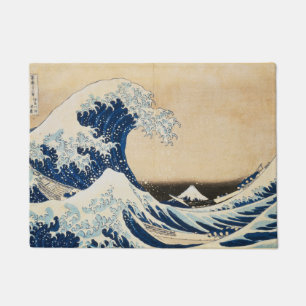 Tapete A onda de Excelentes de Kanagawa por Hokusai