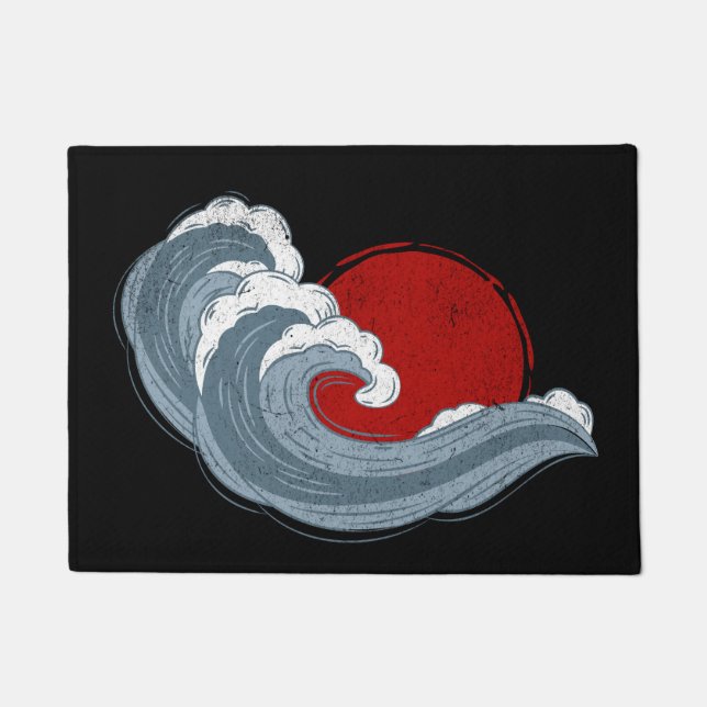 Tapete A onda de Kanagawa (Frente)