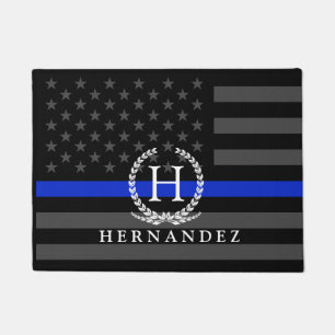 Tapete A polícia denominou o monograma do costume da