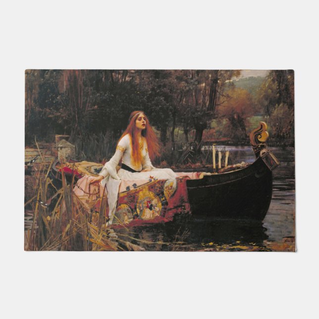 Tapete A Senhora de Shalott (Beleza Medieval) (Frente)