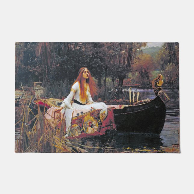 Tapete A Senhora de Shalott, John William Waterhouse (Frente)