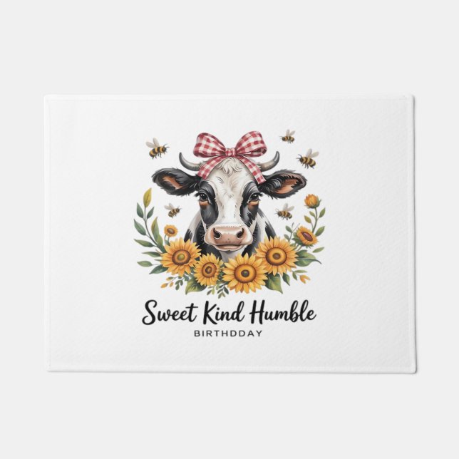 Tapete A Vaca de Morango Ama Clássica T-Shi (Frente)