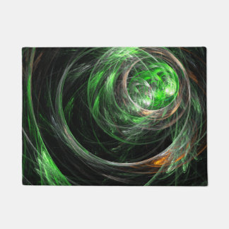 Tapete À volta da Abstrato de Arte Verde Mundial