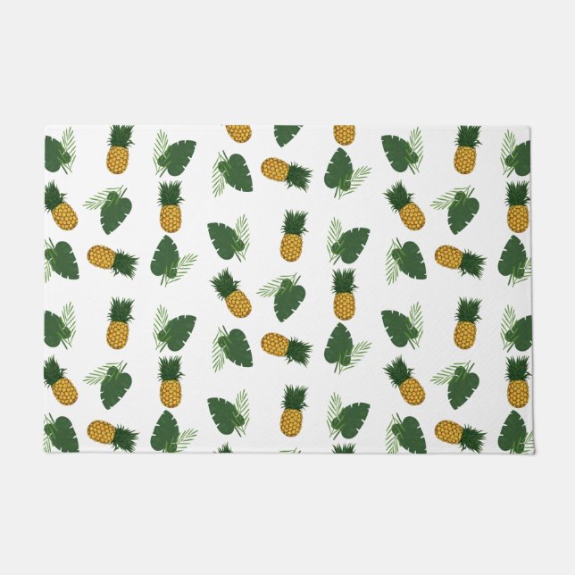 Tapete Abacaxi E Folhas De Palma (Frente)