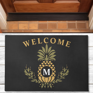Tapete Abacaxi Vintage Monogramado Personalizado