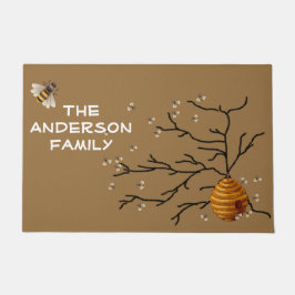 Tapete Abelhas de mel e colmeia, personalizadas