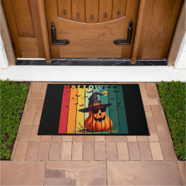 Tapete Abóbora engraçada fofa de Halloween vintage outono