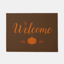 abóbora laranja limpa bem-vinda