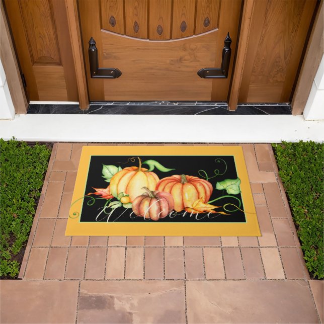 Tapete Abóboras aquáticas e folhas bem-vindas (Ar livre)