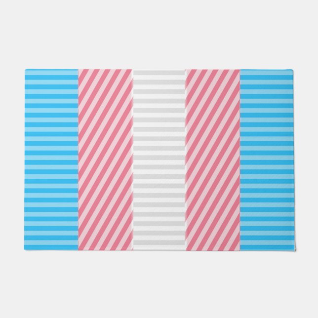 Tapete Abstract Transgender Pride Flag  (Frente)