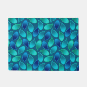 Tapete Abstrato azul verde pavão pavão pavão padrão d