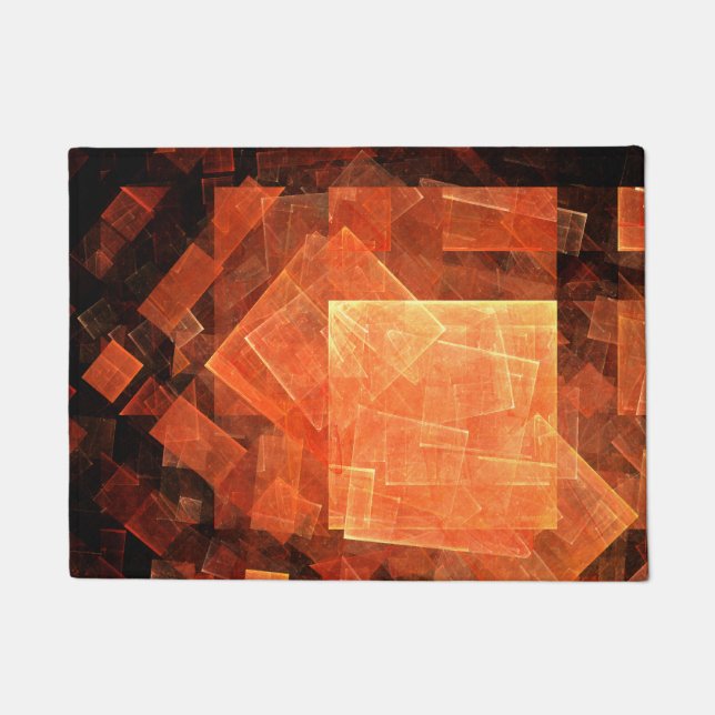 Tapete Abstrato de Arte da Janela (Frente)