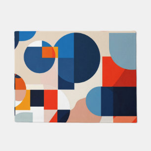 Tapete Abstrato de Arte Geométrica do Meio século Escandi