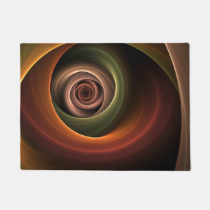 Tapete abstrato espiral 3D Cores quentes quentes Arte Fra