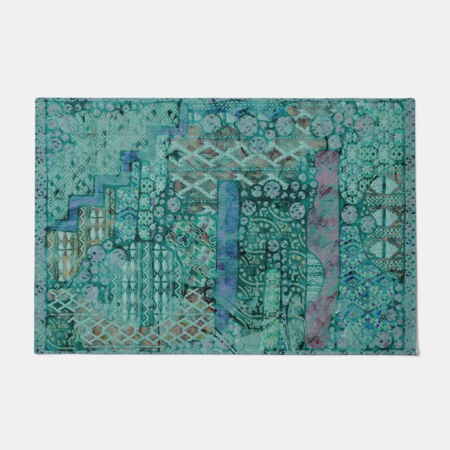 Tapete Abstrato Ethno Pattern - Folclore Art 2 (Frente)