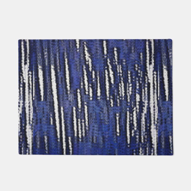 Tapete Abstrato Forest Royale-Blue (Frente)