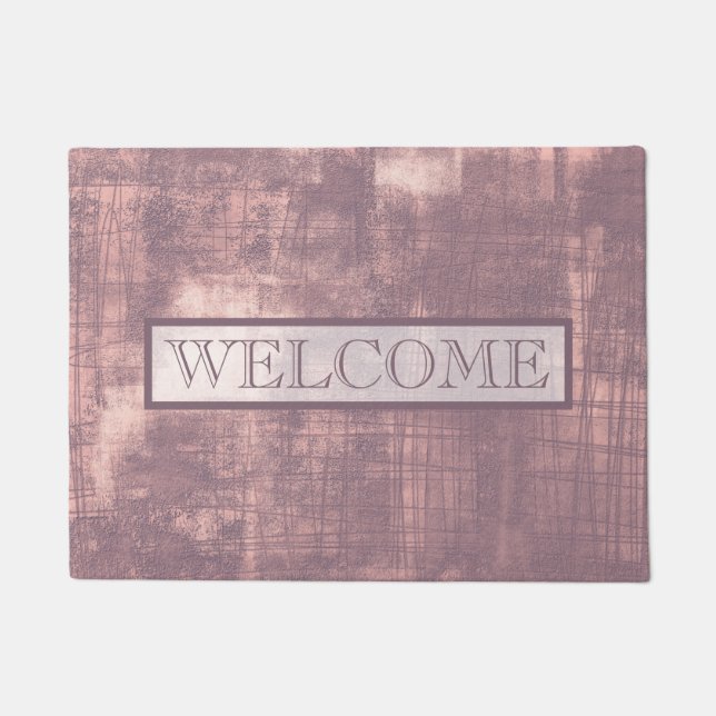 Tapete Abstrato Mallow Pink Russ Welcome (Frente)