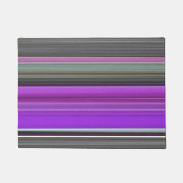 Tapete Abstrato nº 1: Roxo e cinza (Frente)
