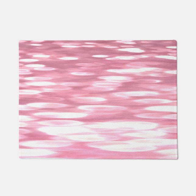 Tapete Abstrato nº 3: Grelha rosa (Frente)