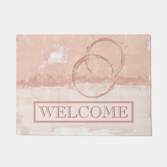 Tapete Abstrato pach brick White Welcome (Frente)