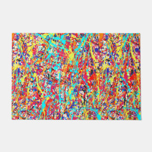 Tapete Abstrato vívido do Splatter da pintura