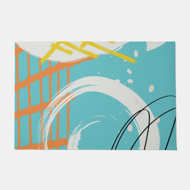 Tapete Abstratos vibrantes #pintura #ilustração (Frente)