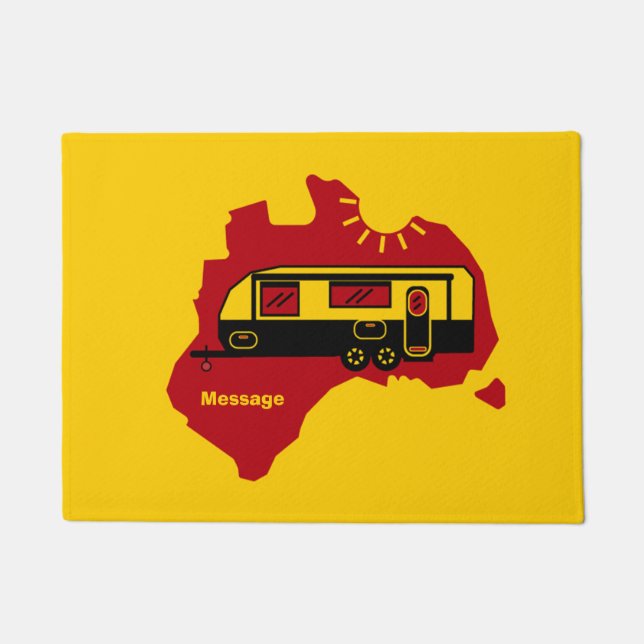 Tapete Acampamento Caravan australiano (Frente)