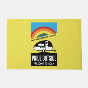 Tapete acampamento de gay caravana